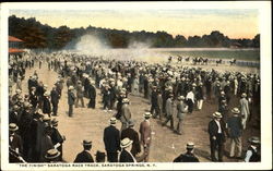 The Finish Saratoga Race Track Saratoga Springs, NY Postcard Postcard