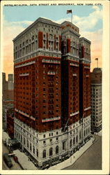 Hotel McLain, 34th Street and Broadway New York City, NY Postcard Postcard