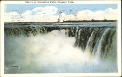 Centre Of Horseshoe Falls Niagara Falls, ON Canada Ontario Postcard Postcard