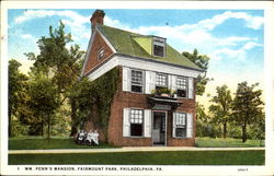 Wm Penn's Mansion, Fairmount Park Postcard