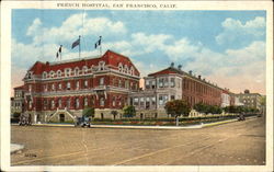 French Hospital San Francisco, CA Postcard Postcard