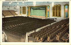 Convention Hall Asbury Park, NJ Postcard Postcard