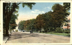 Newark Avenue Elizabeth, NJ Postcard Postcard