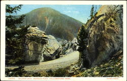 Silver Gate Bunsen Peak Yellowstone National Park Postcard Postcard