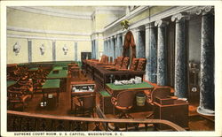 Supreme Court Room, U. S. Capitol Postcard