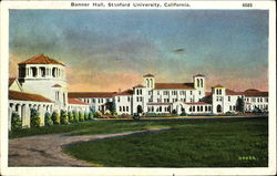 Banner Hall, Stanford University Postcard