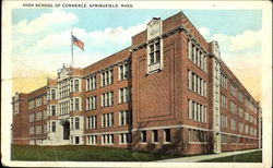 High School Of Commerce Postcard