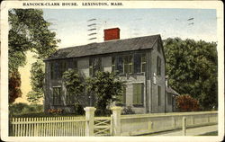 Hancock-Clark House Lexington, MA Postcard Postcard