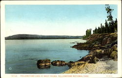 Yellowstone Lake At West Thumb Postcard