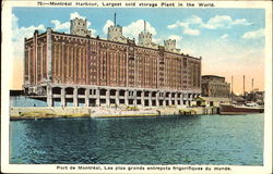 Montreal Harbour Postcard