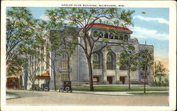 Eagles Club Building Postcard