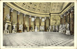 East Side Statuary Hall, U. S. Capitol Washington, DC Washington DC Postcard Postcard