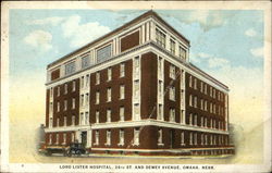 Lord Lister Hospital, 26th St. And Dewey Avenue Postcard