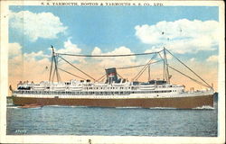 S. S. Yarmouth Boston & Yarmouth S. S. Co. Postcard