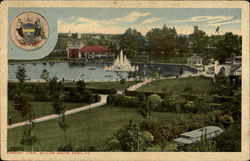 General View Willow Grove Park Postcard