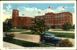 Sears Roebuck & Co. Plant, Roosevelt Boulevard Philadelphia, PA Postcard Postcard