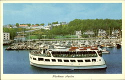 Mackinac Harbor Michigan Postcard Postcard