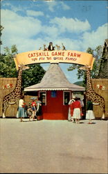 Catskill Game Farm Inc. New York Postcard Postcard