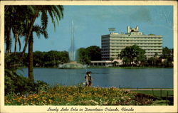 Lovely Lake Eola In Downtown Postcard