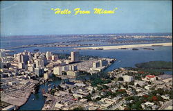 Hello From Miami Florida Postcard Postcard