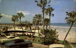 Blue Ocean And Bacad Beach Thru Beckoning Palms Postcard