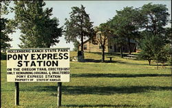 Old Pony Express Station Hanover, KS Postcard Postcard