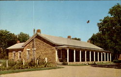 South Officer's Quarters, Fort Larned National Landmark Kansas Postcard Postcard