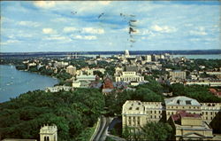 Fabulous Madison In Wonderful Wisconsin, University of Wisconsin Postcard Postcard