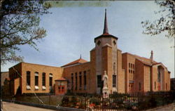 St. Sylvester's Church, McKinley Ave. & Eldert Lane Brooklyn, NY Postcard Postcard