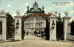 Gateway At The Breakers Postcard