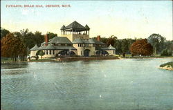 Pavilion, Belle Isle Postcard