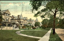 Hamilton Avenue White Plains, NY Postcard Postcard