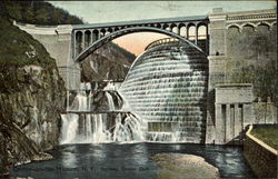 spillway, Croton Dam Postcard