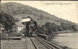 Delhi Train At Upper Platform New York Postcard Postcard