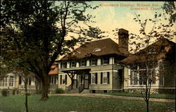 Greenwich Hospital, Milbank Ave. Postcard