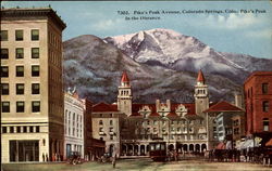 Pike's Peak Avenue Postcard