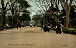 The Mall, Central Park Postcard