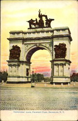 Defenders Arch, Prospect Park Brooklyn, NY Postcard Postcard