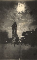 Flatiron By Moonlight New York City, NY Postcard Postcard