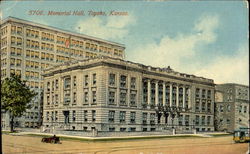 Memorial Hall Topeka, KS Postcard Postcard