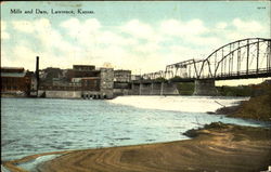 Mills And Dam Postcard