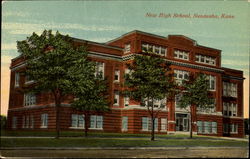 New High School Neodesha, KS Postcard Postcard