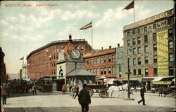 Adams Square Postcard