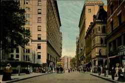 Tremont Street Boston, MA Postcard Postcard