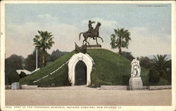 Army Of The Tennessee Memorial Metairie Cemetery Postcard