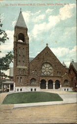 St. Paul's Memorial M. E. Church Postcard