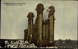 Tabernacle Organ And Choir Postcard