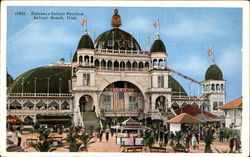 Entrance Saltair Pavilion Postcard