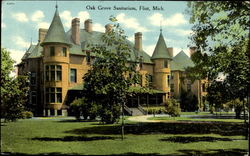 Oak Grove Sanitarium Flint, MI Postcard Postcard