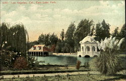 East Lake Park Los Angeles, CA Postcard Postcard